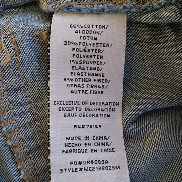 One 5 One Five Pocket Denim Ankle Cropped Jeans 12 Blue - Picture 4 of 16